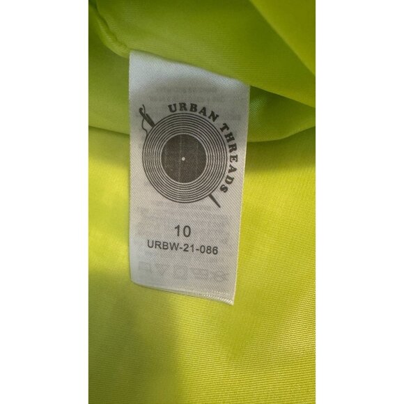 2/$35 Size 10 Green & White Gingham Checkered Dress & Blazer Set Urban Threads - Picture 14 of 16